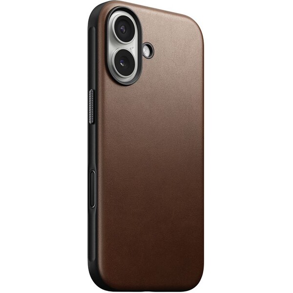 Nomad Modern Leather Case MagSafe kožený kryt iPhone 17 Brown