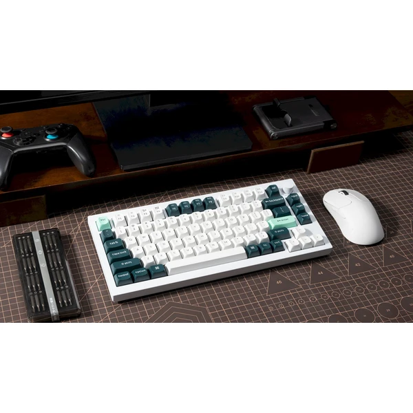 Keychron Q1 HE herní klávesnice (US) (Gateron nebula switch) bílá - Klávesnice - Obrázek 888F000J01