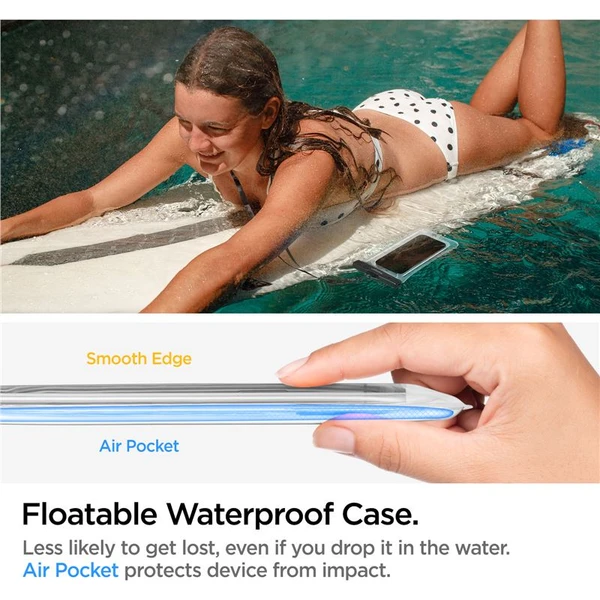 Spigen Aqua Shield Floating voděodolné pouzdro A610 1 Pack čiré - Pouzdra - Obrázek 88A4000601