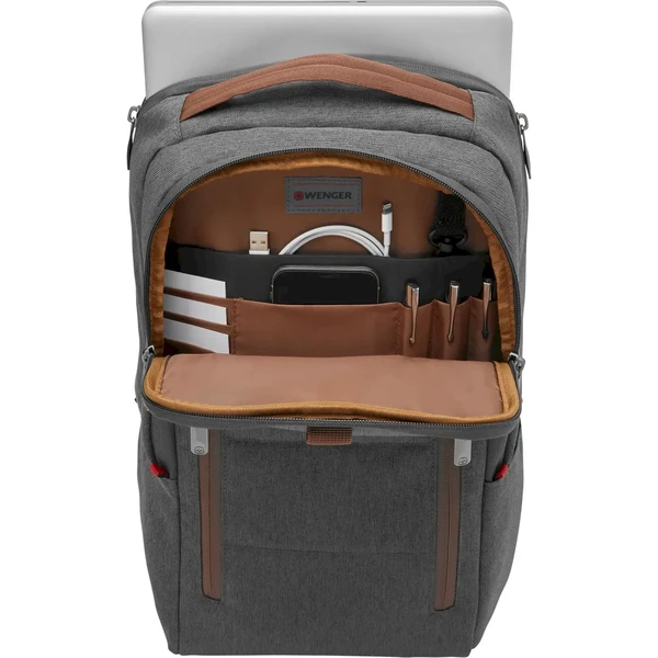 WENGER CITY UPGRADE 16" batoh na notebook s ledvinkou šedý - Batohy - Obrázek 88AF000L01