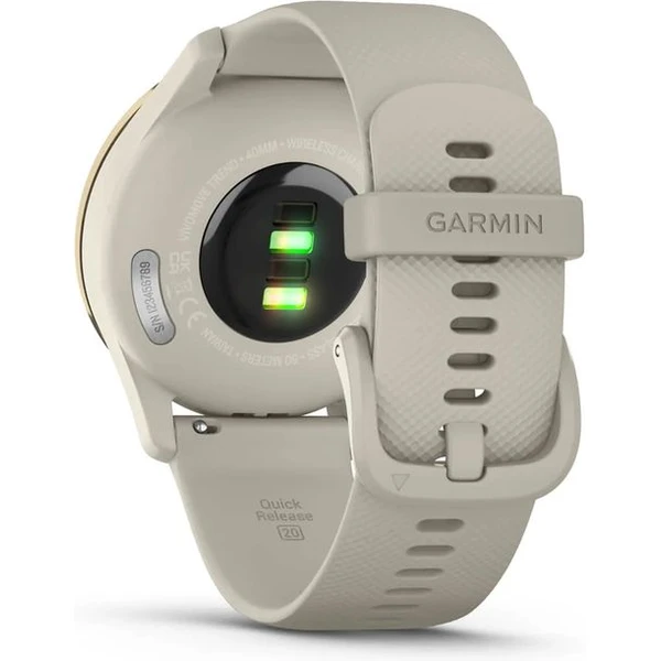 Garmin vívomove Trend Cream Gold / French Grey Silicone Band - Chytré hodinky - Obrázek 88FA000601