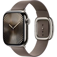 Apple Watch 42/41/40/38mm šedohnědý řemínek s moderní přezkou M - Řemínky