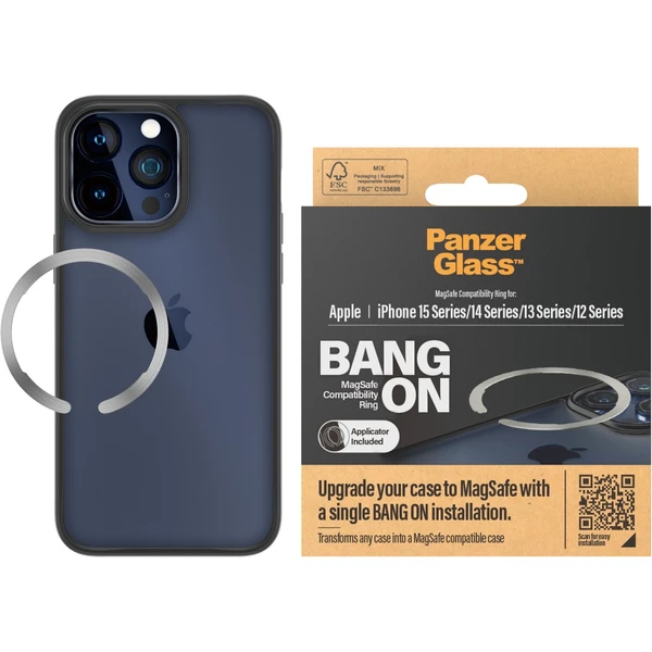 PanzerGlass MagSafe Ring nalepovací kroužek pro iPhone 16/15/14/13/12 - Vychytávky - Obrázek 88TS100501