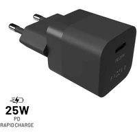 FIXED Mini nabíječka s USB-C výstupem a podporou PD 25W černá - Nabíječky