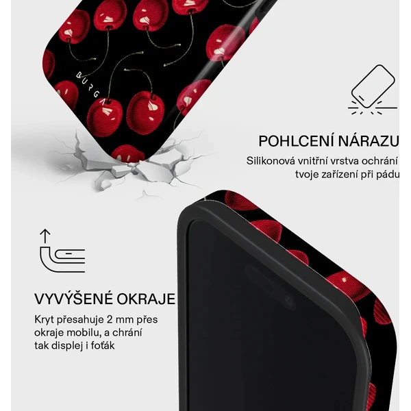 Burga Tough MagSafe kryt iPhone 17 Cherrybomb - Pouzdra - Obrázek 88cb123b74be49e39c75096f15da2d47
