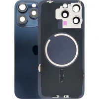 Náhradní zadní sklo pro iPhone 15 Pro Max modrý titan - Náhradní zadní skla