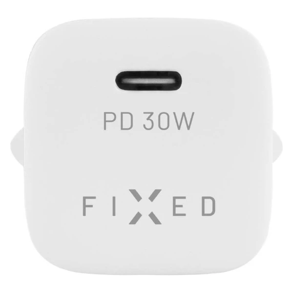 FIXED Mini nabíječka s USB-C výstupem a podporou PD 30W bílá - Nabíječky - Obrázek 88db945c69e349e0afb23368f91ab487