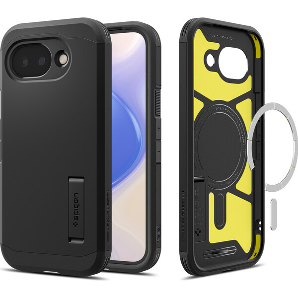 Spigen Tough Armor MagSafe kryt Google Pixel 10a black