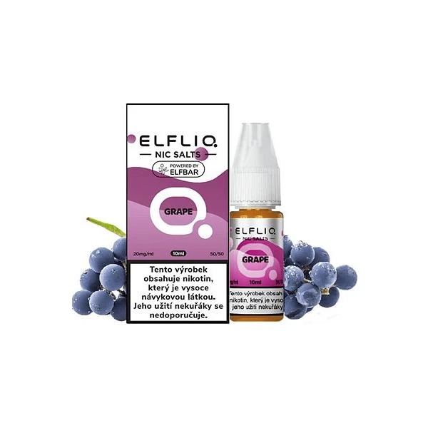 Elfliq Salt Hroznové víno 10ml (10mg) - E-liquidy - Obrázek 88fbb288ae1a41e1881e1bf7dd1f4a9e
