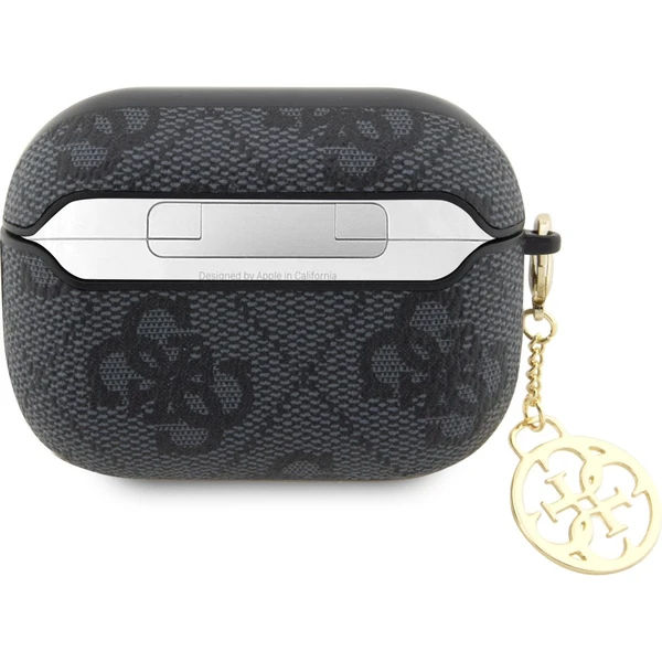 Guess 4G Script Heart PC/PU pouzdro Airpods Pro 2 černé - Pouzdra - Obrázek 890L300401