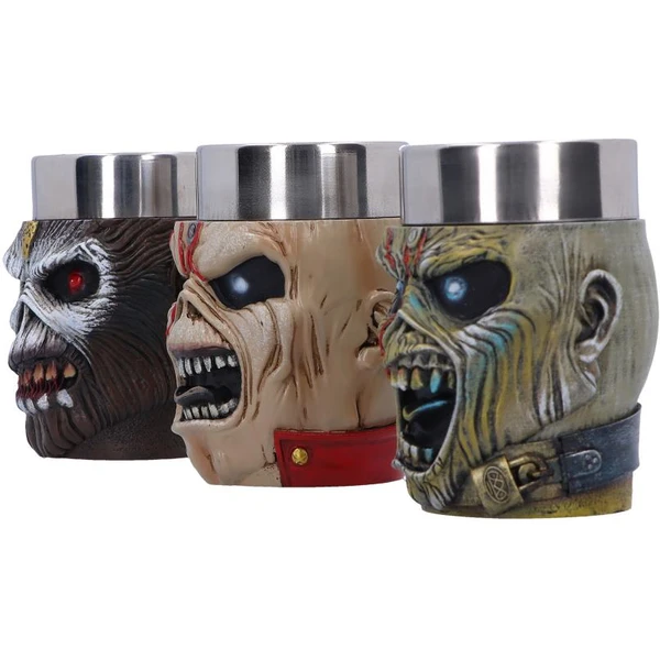 Set 3 panákovek Nemesis Now Iron Maiden - Eddie 9 cm - Sklenice - Obrázek 891H000N01