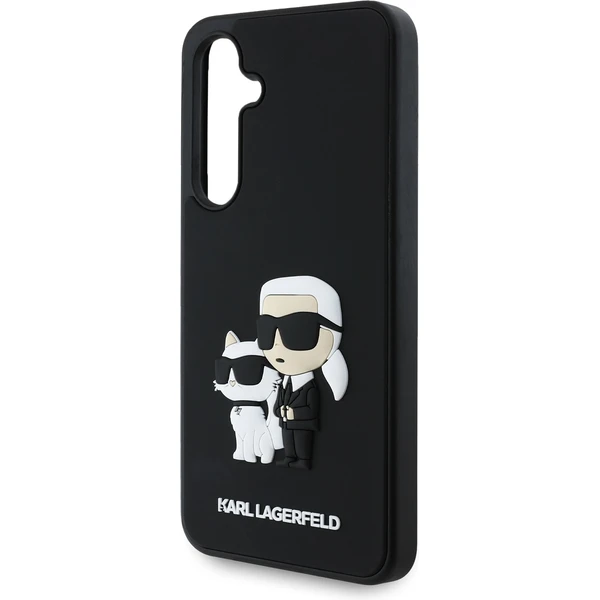 Karl Lagerfeld 3D Rubber Karl and Choupette kryt Samsung Galaxy S24 FE černý - Pouzdra - Obrázek 891a46109d544127bc6c3ce61f9f6752