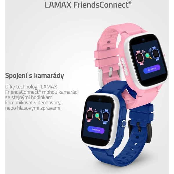 LAMAX WatchY4 Play dětské hodinky růžové - Chytré hodinky - Obrázek 8929000P01