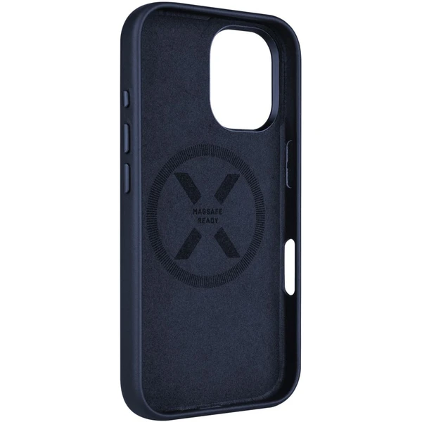 FIXED MagLeather kožený kryt s MagSafe Apple iPhone 16 modrý - Pouzdra - Obrázek 89306d10affb4349b09bfe7d616c7f2d