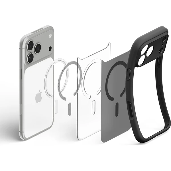Spigen Ultra Hybrid MagSafe kryt iPhone 18 Pro/17 Pro frost black - Pouzdra - Obrázek 89499a368f114c7babe216ca424f3e2a