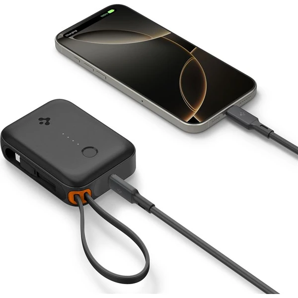 Spigen Essential powerbanka s kabelem 10000 mAh (30W) černá (EA3010BT) - Powerbanky - Obrázek 894bb67833294a24a5f37956c8bb97a4
