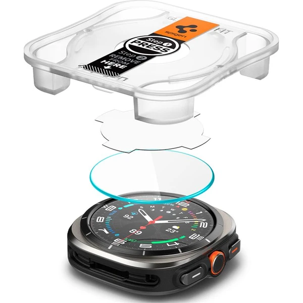 Spigen Glass tR EZ Fit sklo Samsung Galaxy Watch Ultra čiré (2 ks) - Ochranné folie a skla - Obrázek 8981b2e418e54ea99253564fa2fcf1e6