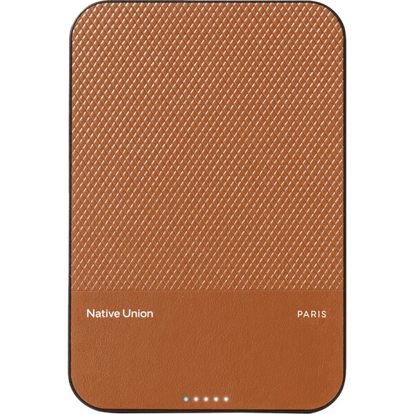 Native Union (Re)Classic Magnetic Power Bank Qi2 5000mAh hnědá