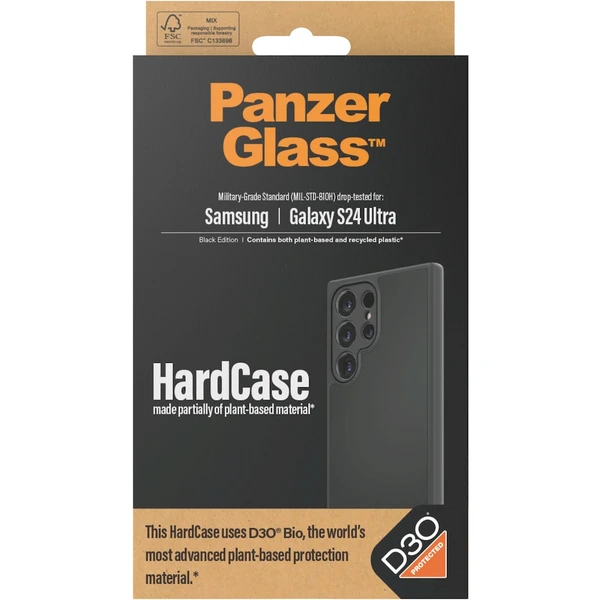PanzerGlass HardCase D3O Samsung Galaxy S24 Ultra (Black edition) - Pouzdra - Obrázek 89D1000O01