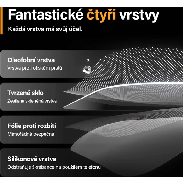 PanzerGlass Privacy ochranné sklo Apple iPhone 15 Pro Max - Ochranné folie a skla - Obrázek 89TS100501