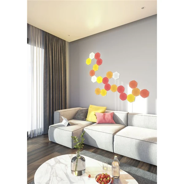 Nanoleaf Shapes Hexagons Smarter Kit chytré modulární osvětlení (9 Panels) - Chytrá osvětlení - Obrázek 89Z3600301