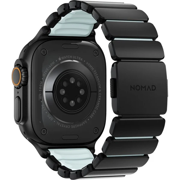 Nomad Stratos Band FKM řemínek Apple Watch 45/46/49mm Black Titanium/Icy Blue - Řemínky - Obrázek 89a5da6d117d412bbc5d5d85102e3c0b
