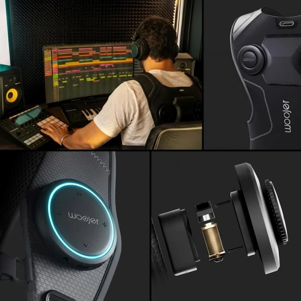 Woojer Vest 4 haptická vesta pro gaming černá - Sportovní senzory - Obrázek 89b36438410043e0af5bee1fec7f25ce