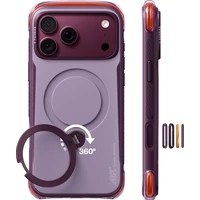 Torras Ostand Q3 Air Pro MagSafe kryt iPhone 18 Pro fialový - Pouzdra