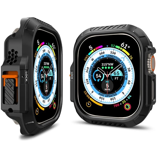 Spigen Lock Fit kryt Apple Watch Ultra 3/2/1 (49mm) černý - Pouzdra - Obrázek 89fa468a4b0f4058b9fc062e24cb67ee