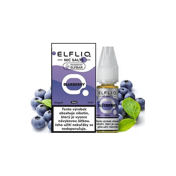 Elfliq Salt Borůvka 10ml (10mg)