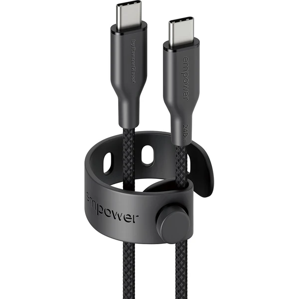 PanzerGlass USB-C/USB-C napájecí kabel 240W 2m černý - Kabely a redukce - Obrázek 8A3J000K01
