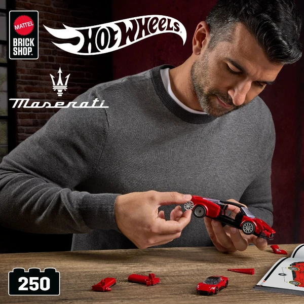 Mattel Brick Shop sestavitelný model Hot Wheels - Maserati MC20 (Speed series) - Stavebnice - Obrázek 8A6L000K01