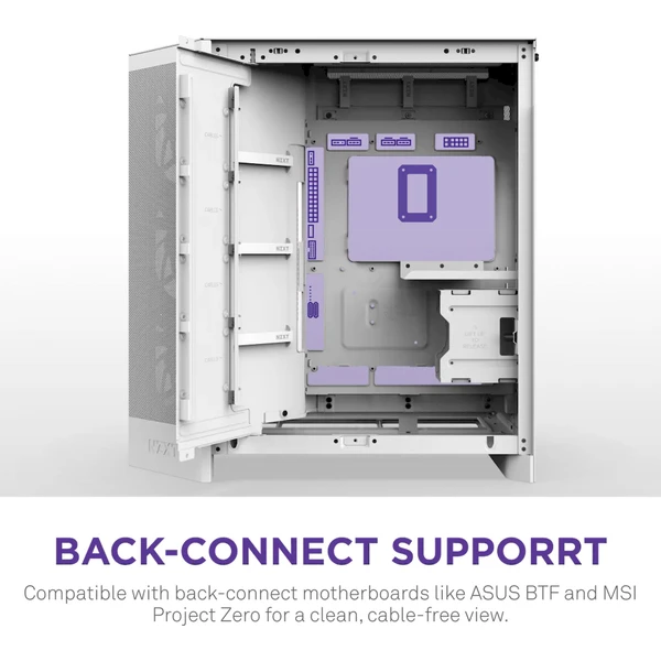 NZXT H9 Flow bílá - Počítačové skříně - Obrázek 8A7K000K01