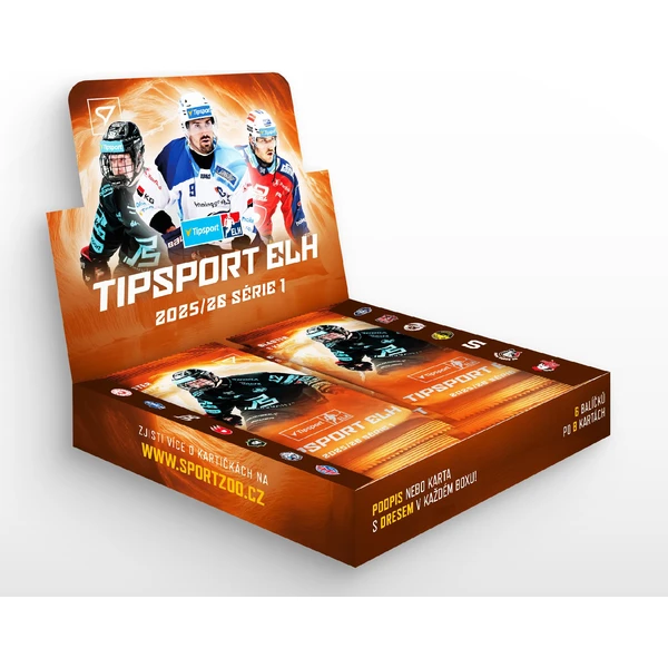 Hokejové karty SportZoo Tipsport ELH 2025/26 1. série Blaster box - Hokejové karty - Obrázek 8AJM000K01