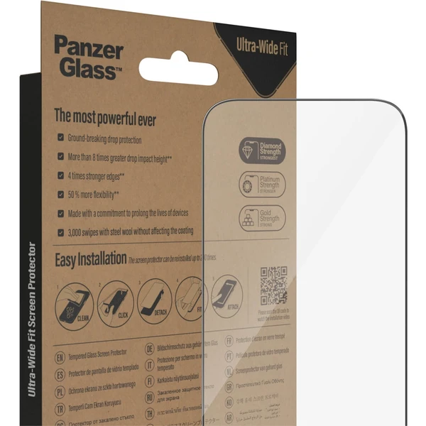 PanzerGlass™ Ultra-Wide Fit sklo iPhone 14 Pro s instalačním rámečkem - Ochranné folie a skla - Obrázek 8AKG100501
