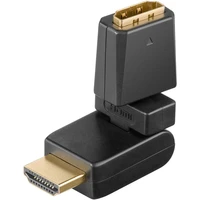 PremiumCord HDMI/HDMI redukce s otočným konektorem černá - Kabely a redukce
