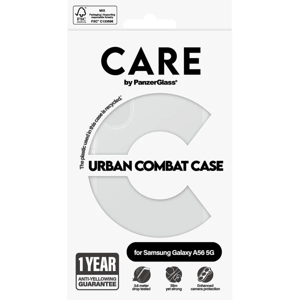 PanzerGlass® CARE kryt Samsung Galaxy A56 5G Urban Combat čirý - Pouzdra - Obrázek 8AUC000K01