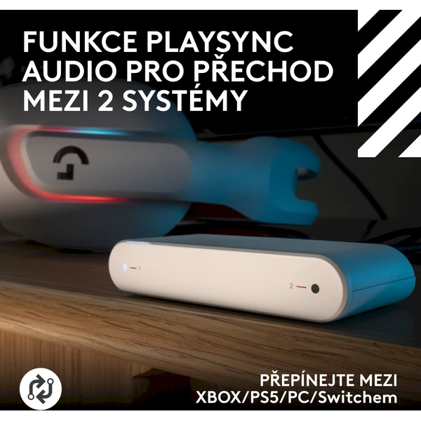 Logitech G A20 X sluchátka bílá - Sluchátka - Obrázek 8AXH000K01