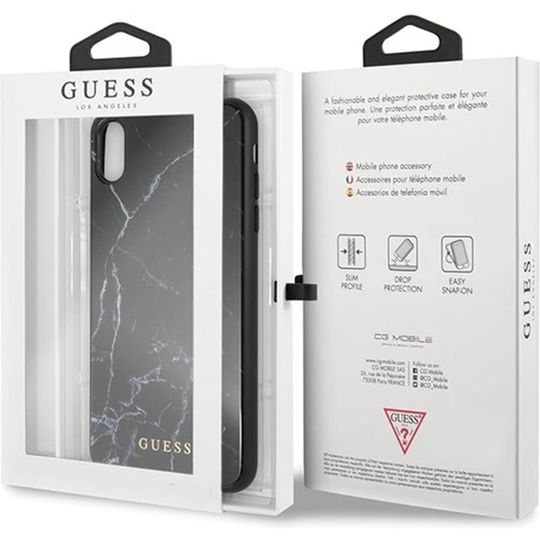 Guess Original case iPhone XS Max černé - Pouzdra - Obrázek 8AZ2000301