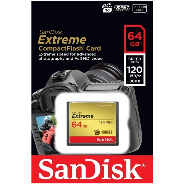 SanDisk Extreme CompactFlash 64GB - Paměťové karty - Obrázek 8B4T000501