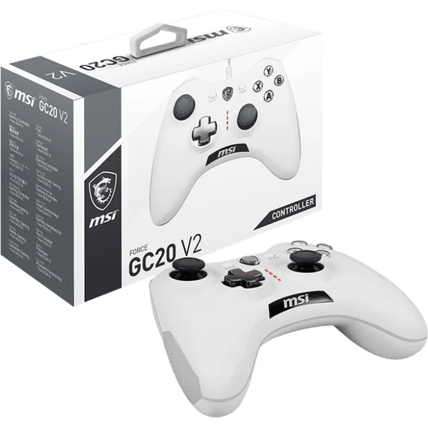 MSI FORCE GC20 V2 WHITE herní ovladač - Herní ovladače - Obrázek 8BE0000N01