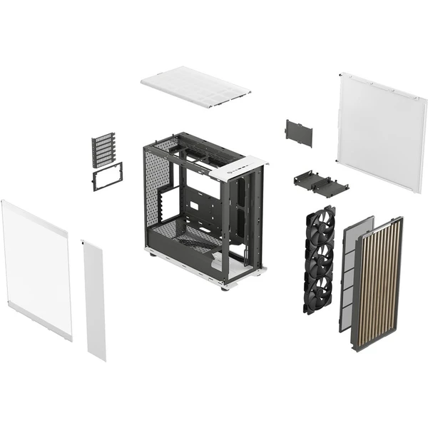 Fractal Design North XL bílá s průhlednou bočnicí - Počítačové skříně - Obrázek 8BP2000P01