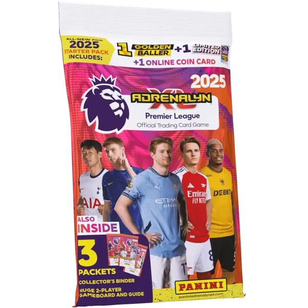 Fotbalové karty Panini Premier League 2024/2025 Adrenalyn Starter set