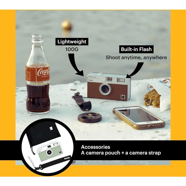 Kodak EKTAR H35 Half Frame fotoaparát šalvějový - Fotoaparáty - Obrázek 8CO0000L01