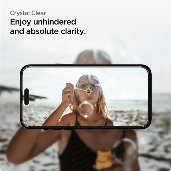 Spigen Glass tR AlignMaster 2 Pack tvrzené sklo iPhone 15 Pro Max černé - Ochranné folie a skla - Obrázek 8CT8000601