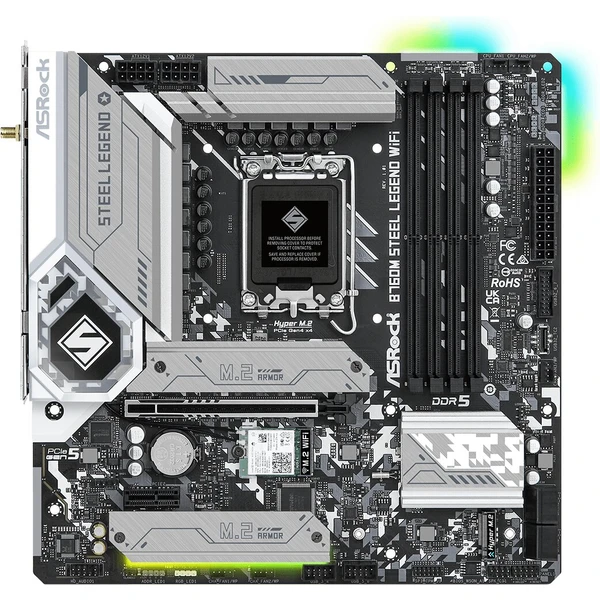 ASRock B760M STEEL LEGEND WIFI Intel B760 - Základní desky - Obrázek 8D32000701