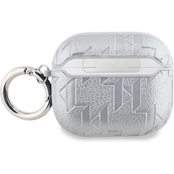 Karl Lagerfeld PU Embossed Choupette Head pouzdro AirPods 3 stříbrné - Pouzdra - Obrázek 8DT6000L01