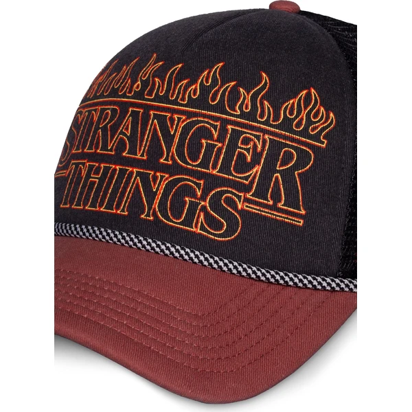 Trucker kšiltovka Wrangler Stranger Things - Flame Logo - Kšiltovky a čepice - Obrázek 8DYL000K01
