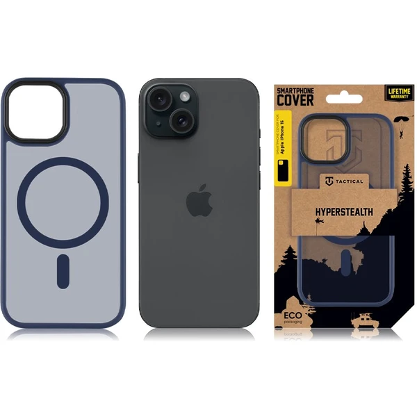 Tactical MagForce Hyperstealth kryt iPhone 15 Deep Blue - Pouzdra - Obrázek 8E59000601