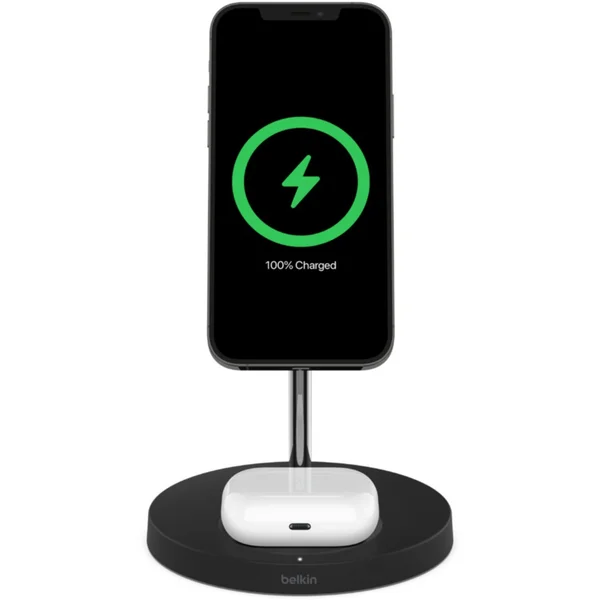 Belkin BOOST CHARGE PRO 2v1 MagSafe nabíjecí stojánek (15W) černý - Nabíječky - Obrázek 8EJT000501